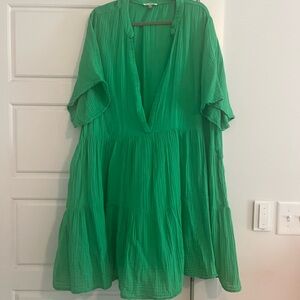 Anthro Green Women's Dress
